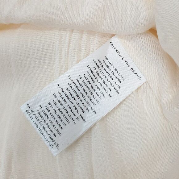 FAITHFULL THE BRAND Zuma Mini Dress Plain Shell - Picture 13 of 13